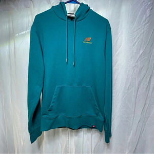 Turquoise New balance men's small ladies medium pullover hoodie
